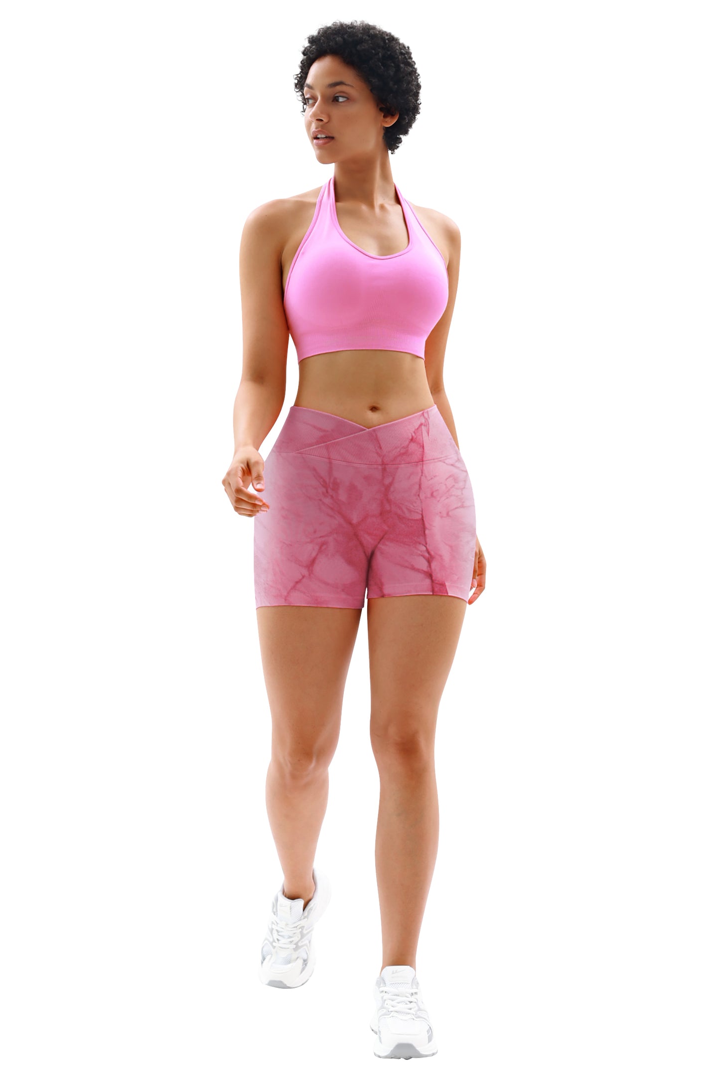 Women's Gym Shorts V Cross