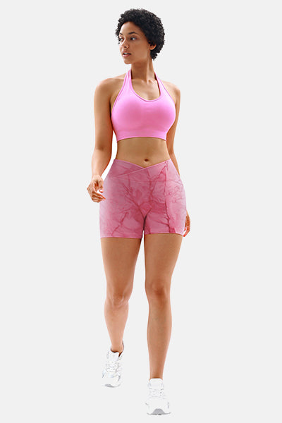 Women's Gym Shorts V Cross