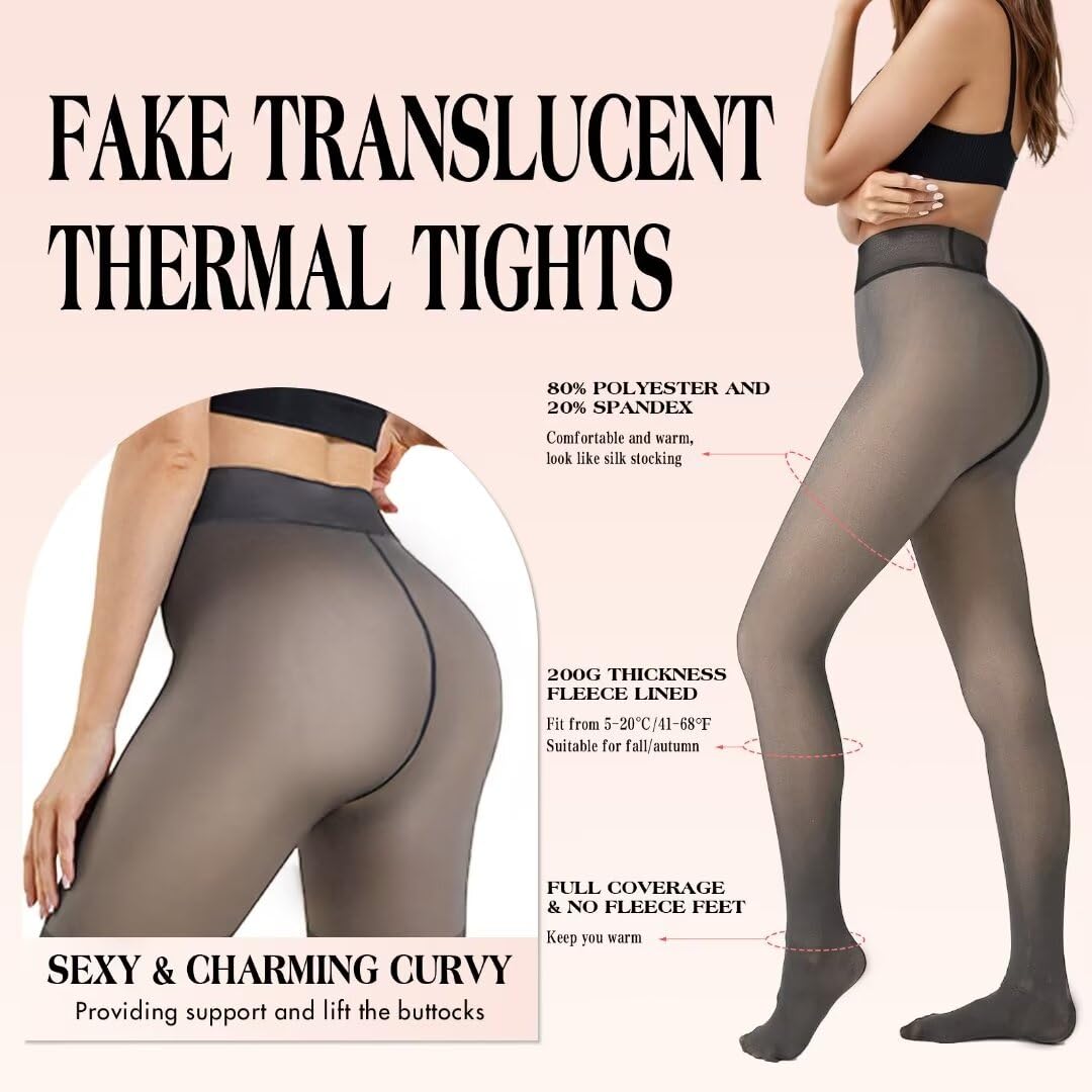 Fleece Lined Thermal Tights