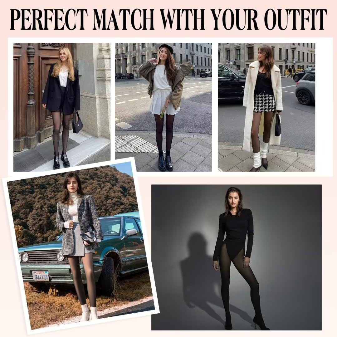 One Seam Lined Tights