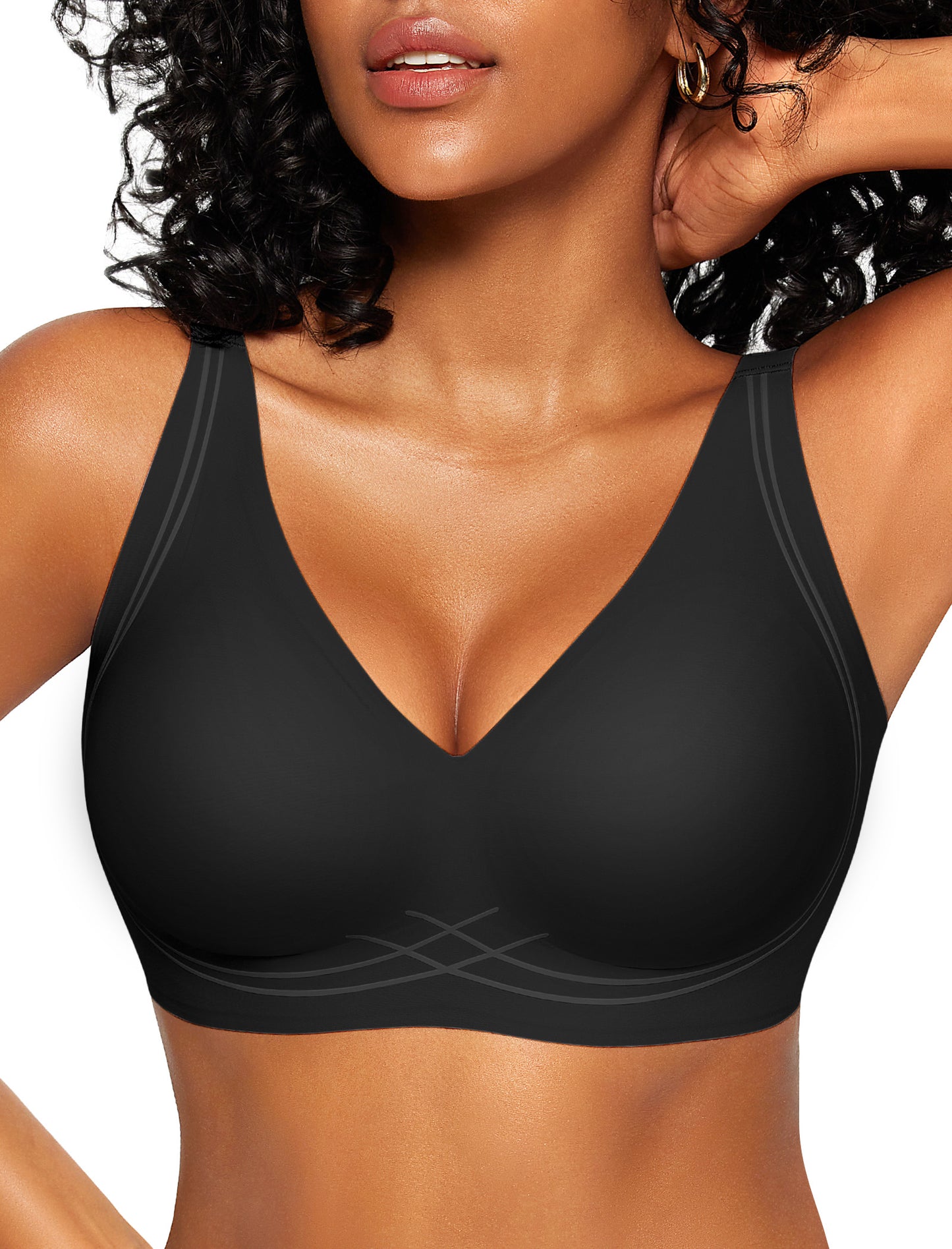 Deep V Wireless Sleep Bra