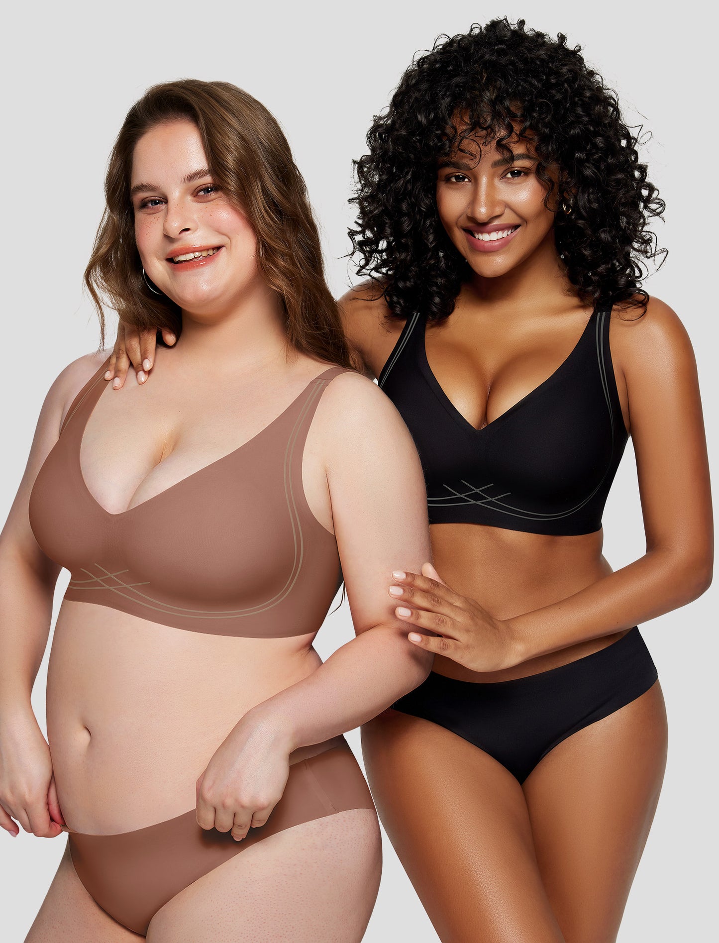 Deep V Wireless Sleep Bra