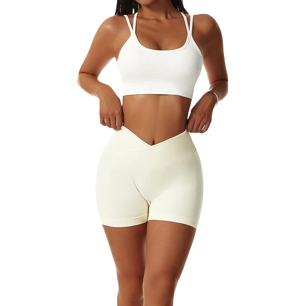 Women's Gym Shorts V Cross