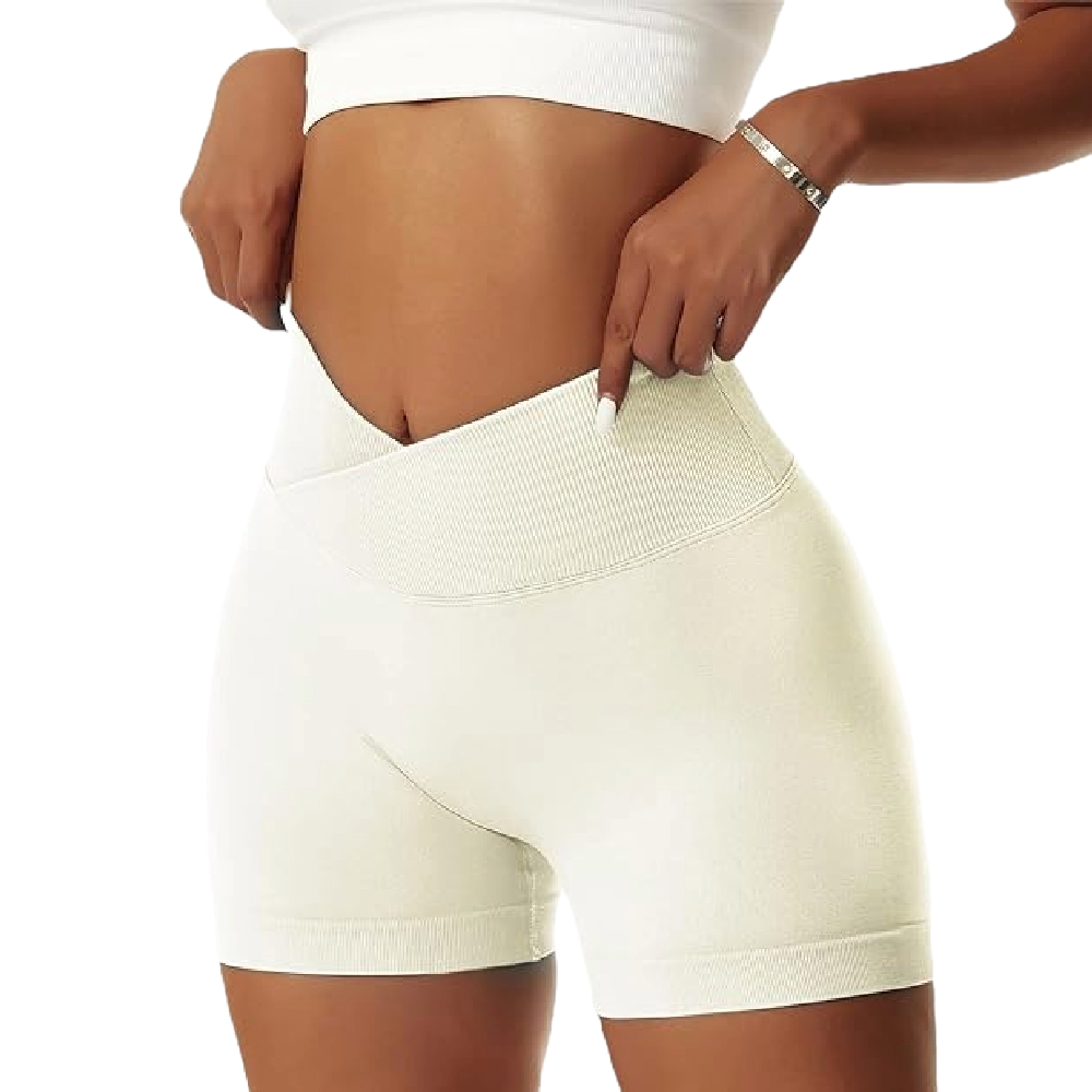 Women's Gym Shorts V Cross