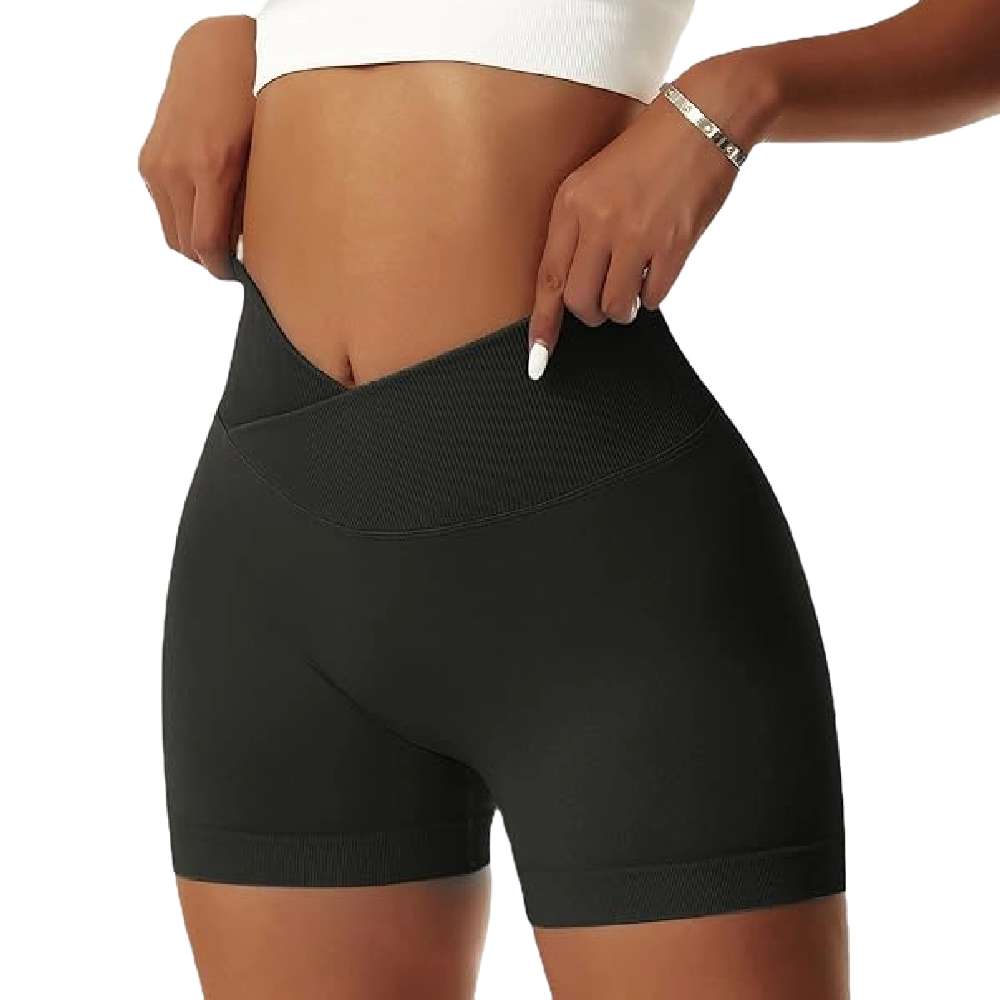 Women's Gym Shorts V Cross