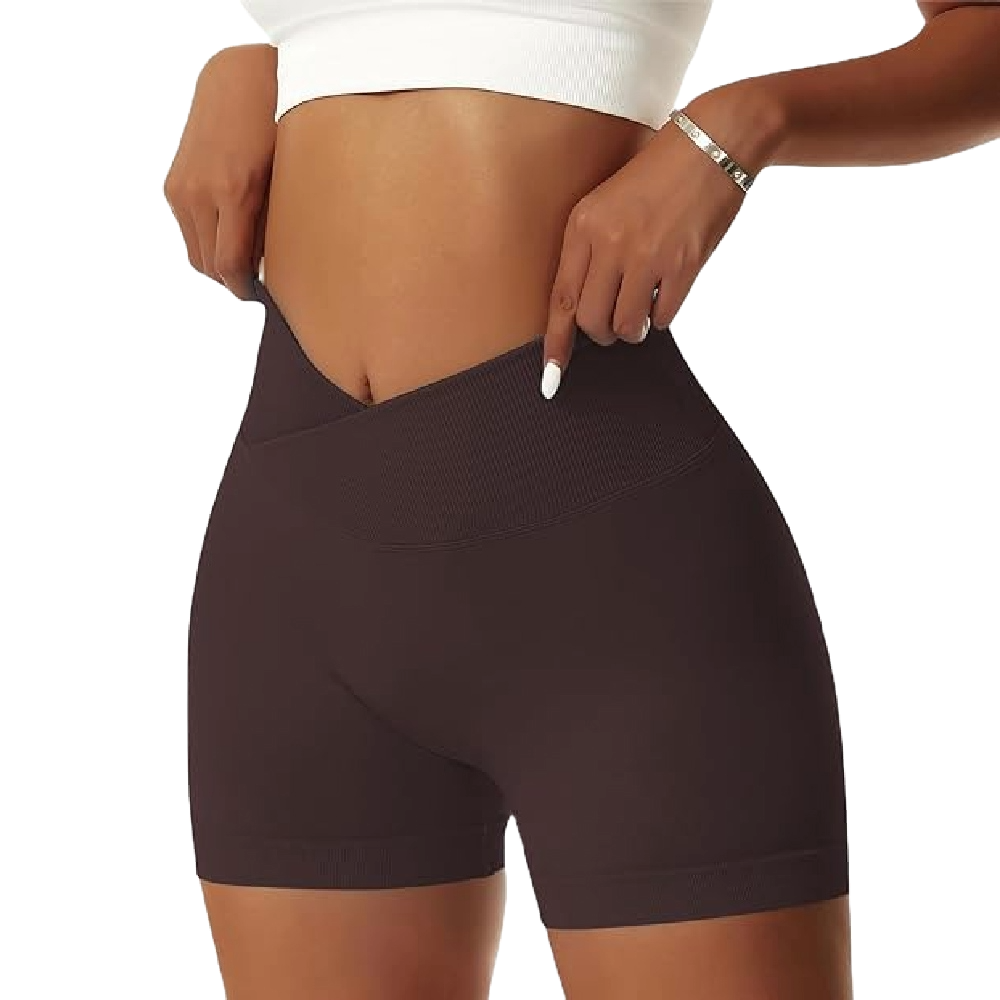 Women's Gym Shorts V Cross
