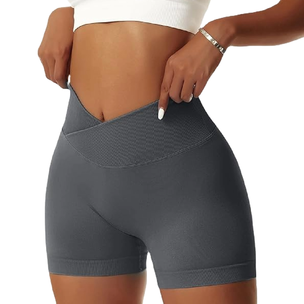 Women's Gym Shorts V Cross