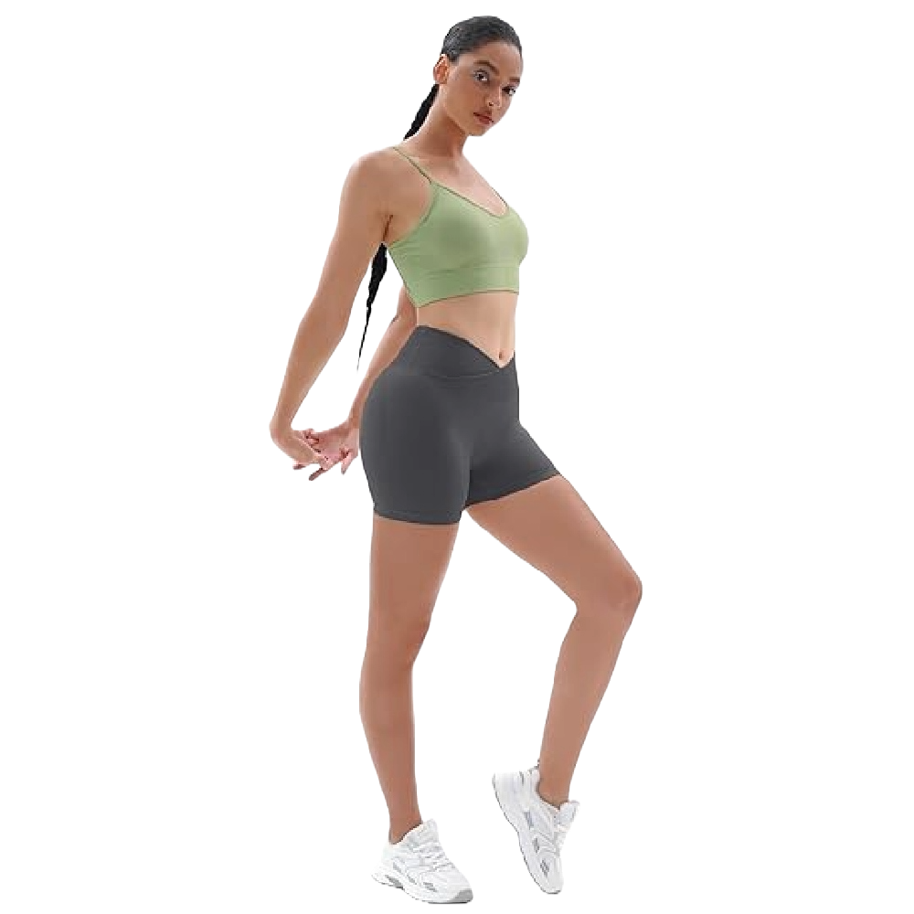 Women's Gym Shorts V Cross