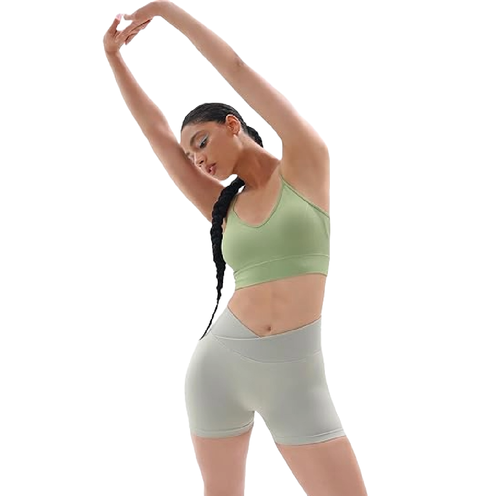 Women's Gym Shorts V Cross