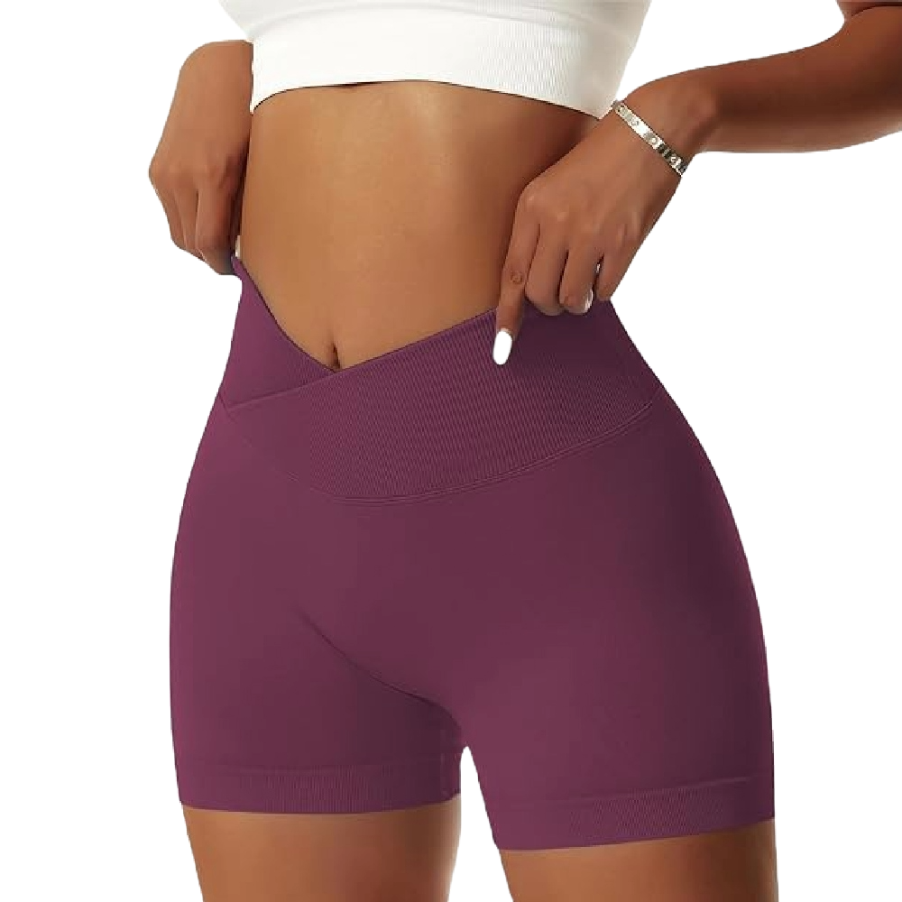 Women's Gym Shorts V Cross