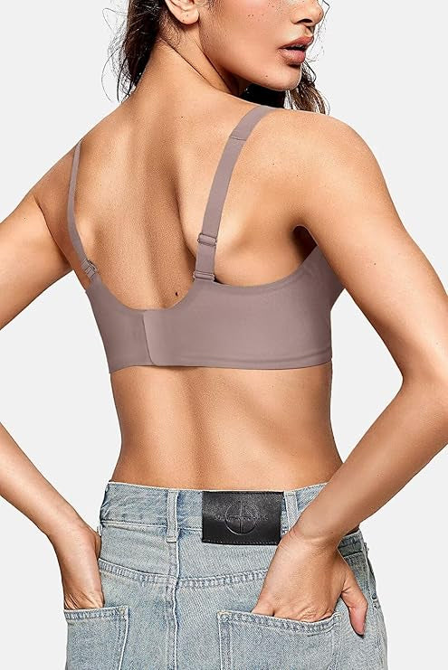 Deep V Wireless Bra