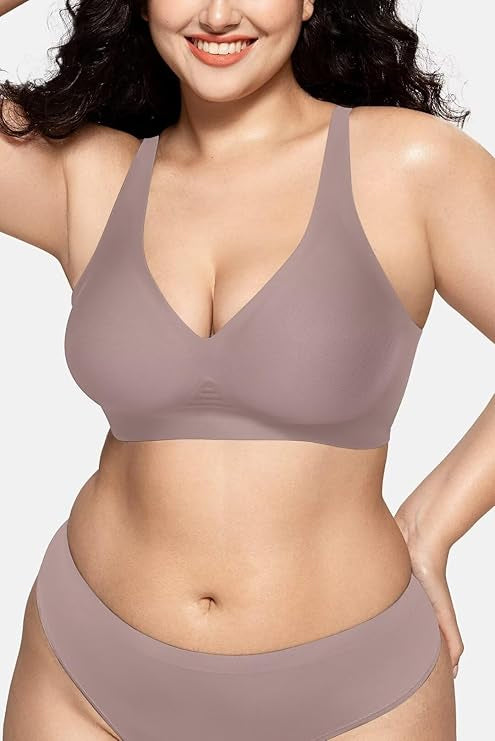 Deep V Wireless Bra