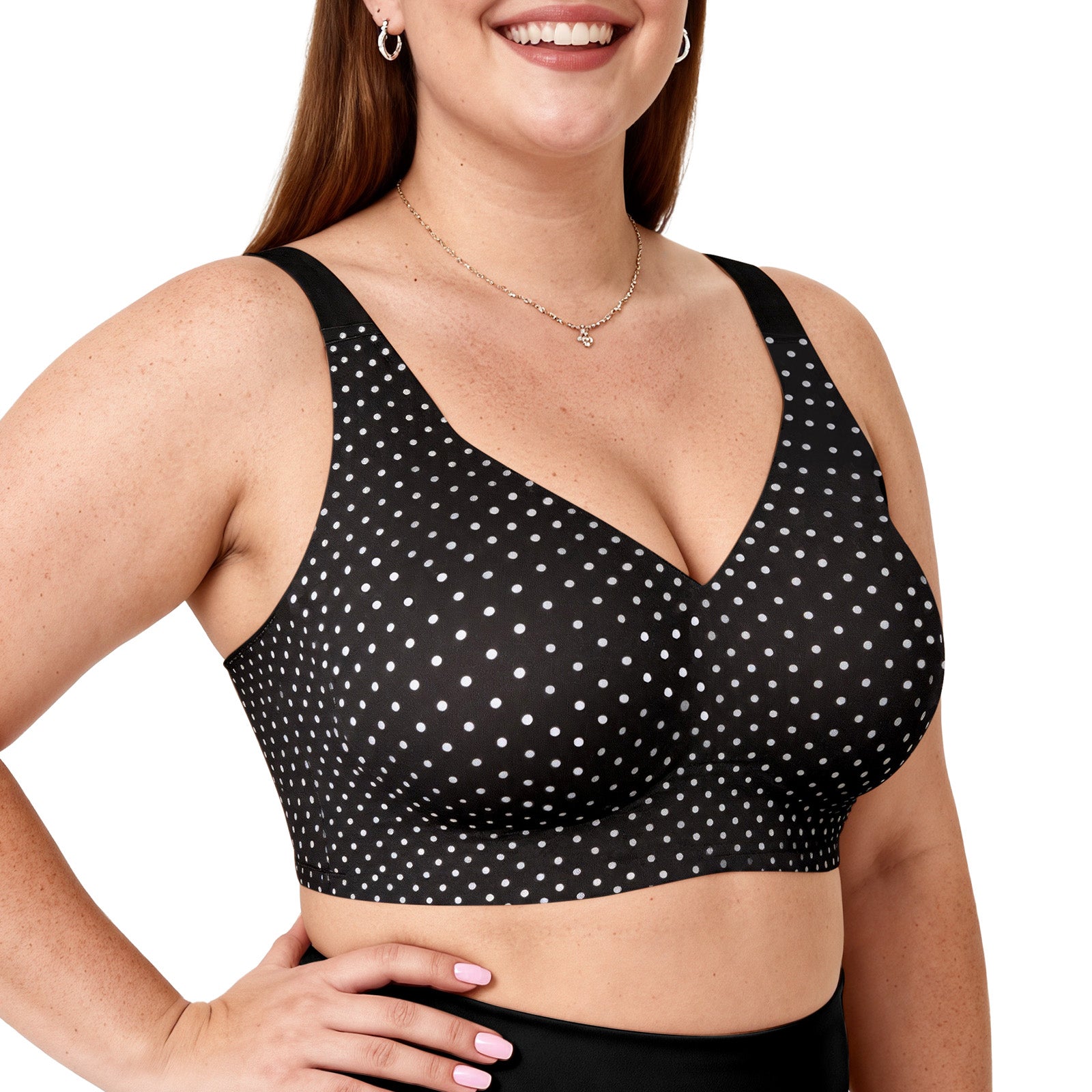GRACE Classic T-Shirt Bra, Wireless Full Coverage for All Day Comfort
