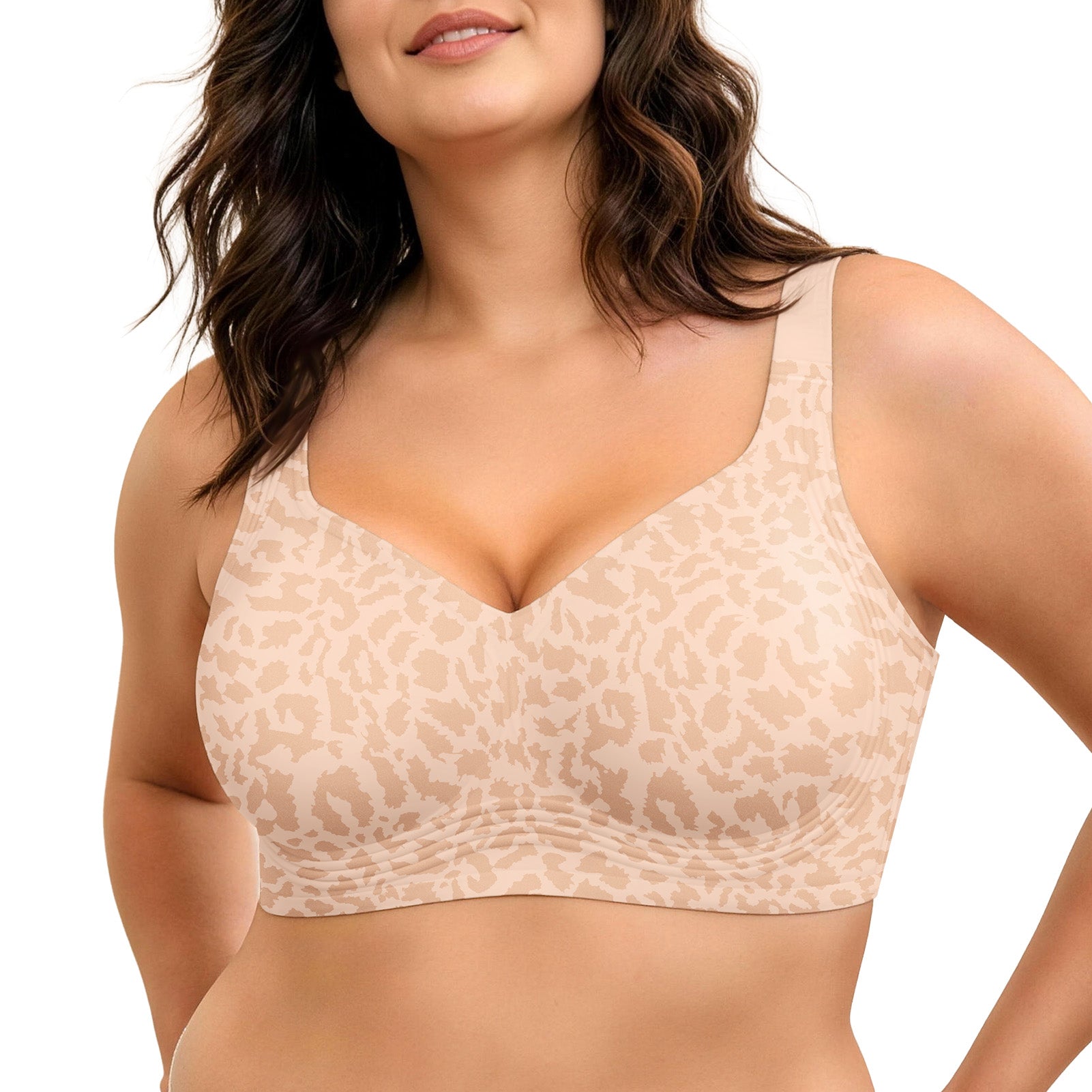 GRACE Classic T-Shirt Bra, Wireless Full Coverage for All Day Comfort