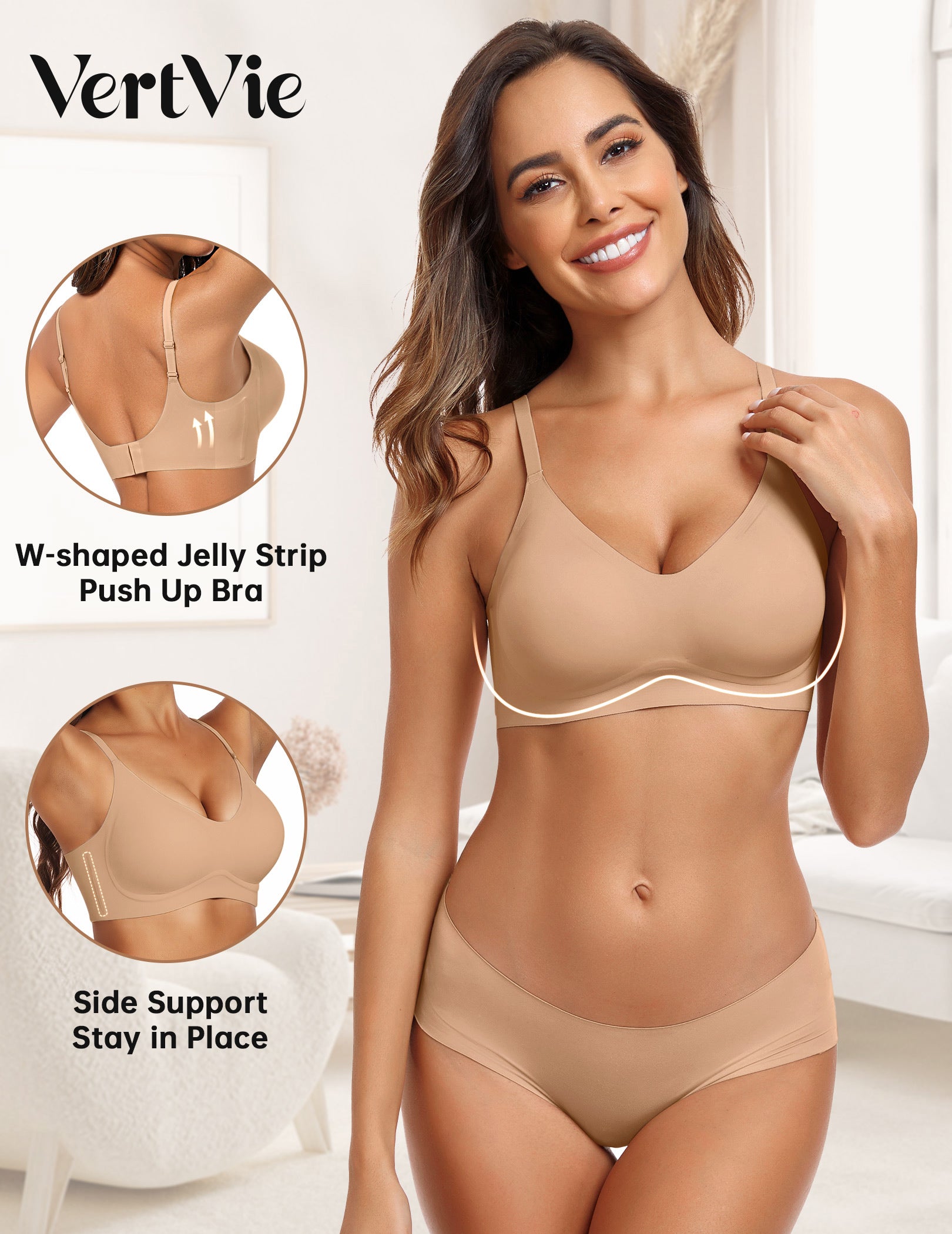 Seamless Wire-Free Comfort Bra