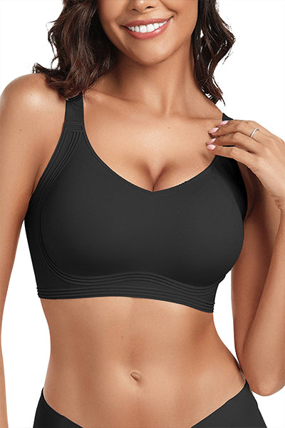 Seamless Wireless Push Up Bras with Support and Lift