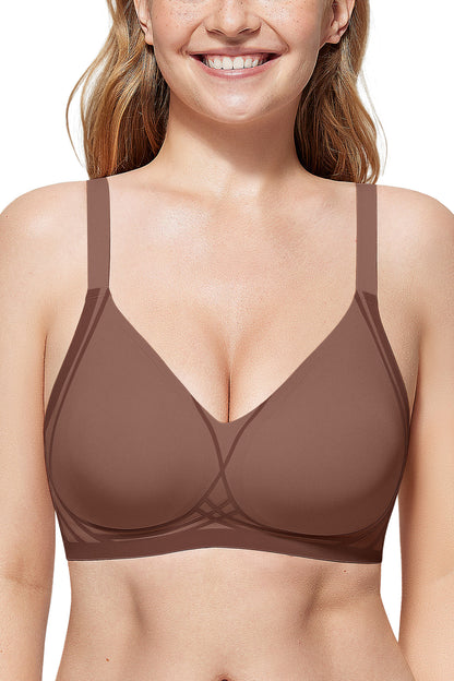 Full Coverage Racerback Supportive Bra