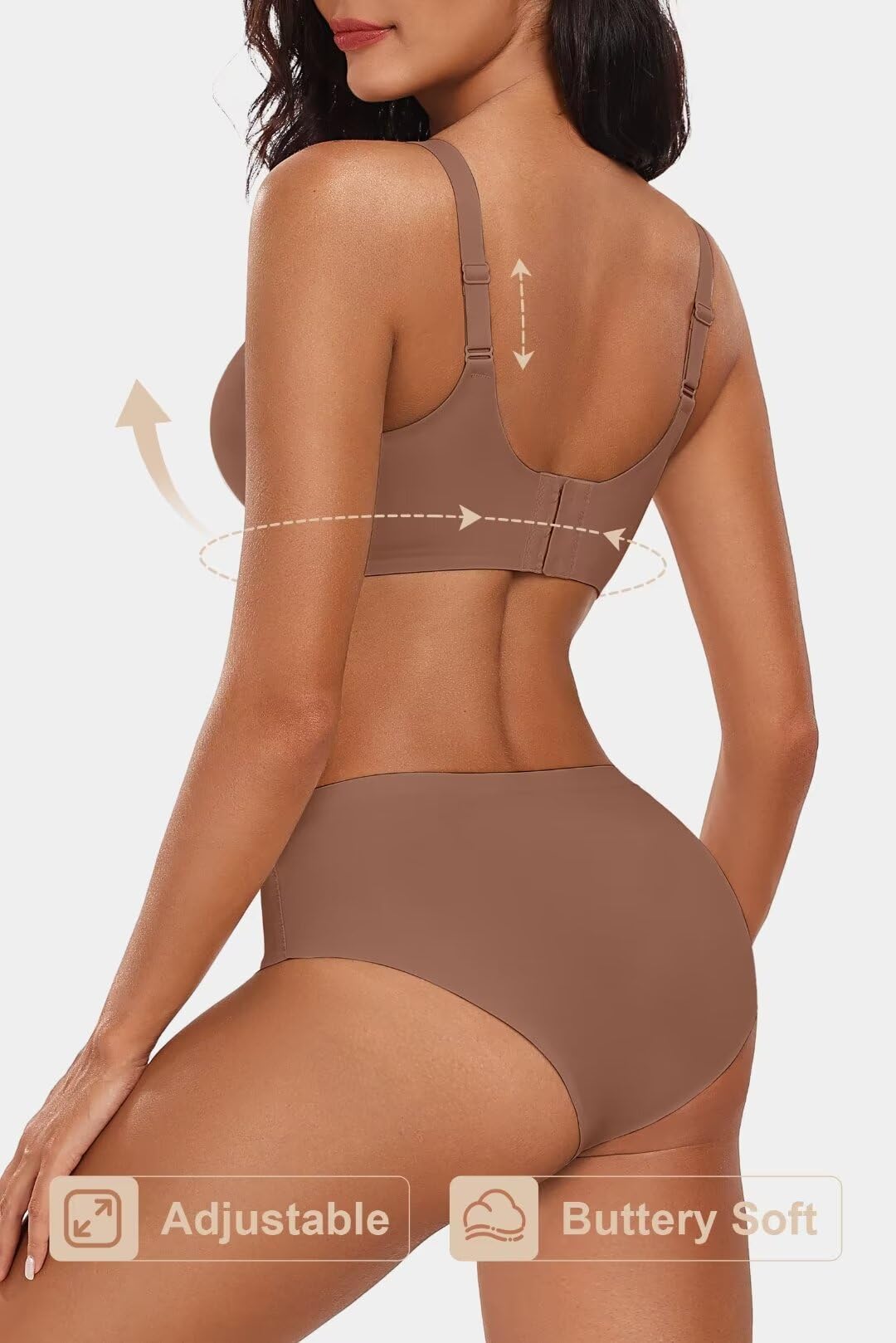 Seamless Wire-Free Scalloped Bras