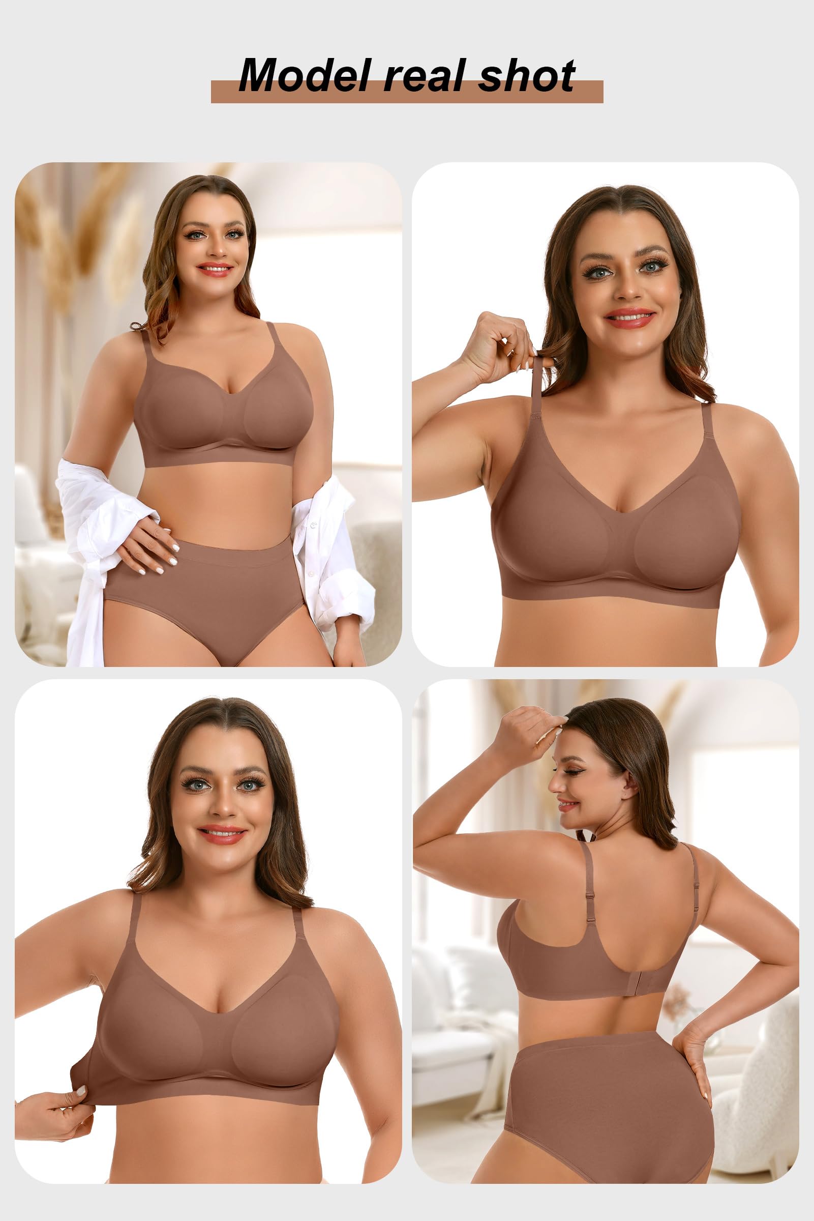 Seamless Wire-Free Comfort Bra