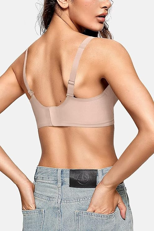 Deep V Wireless Bra