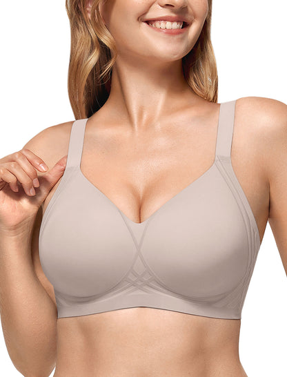 Full Coverage Racerback Supportive Bra