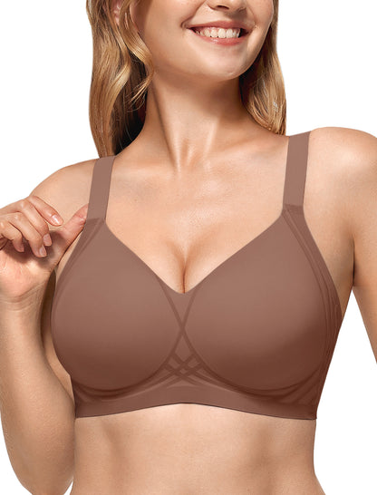 Full Coverage Racerback Supportive Bra