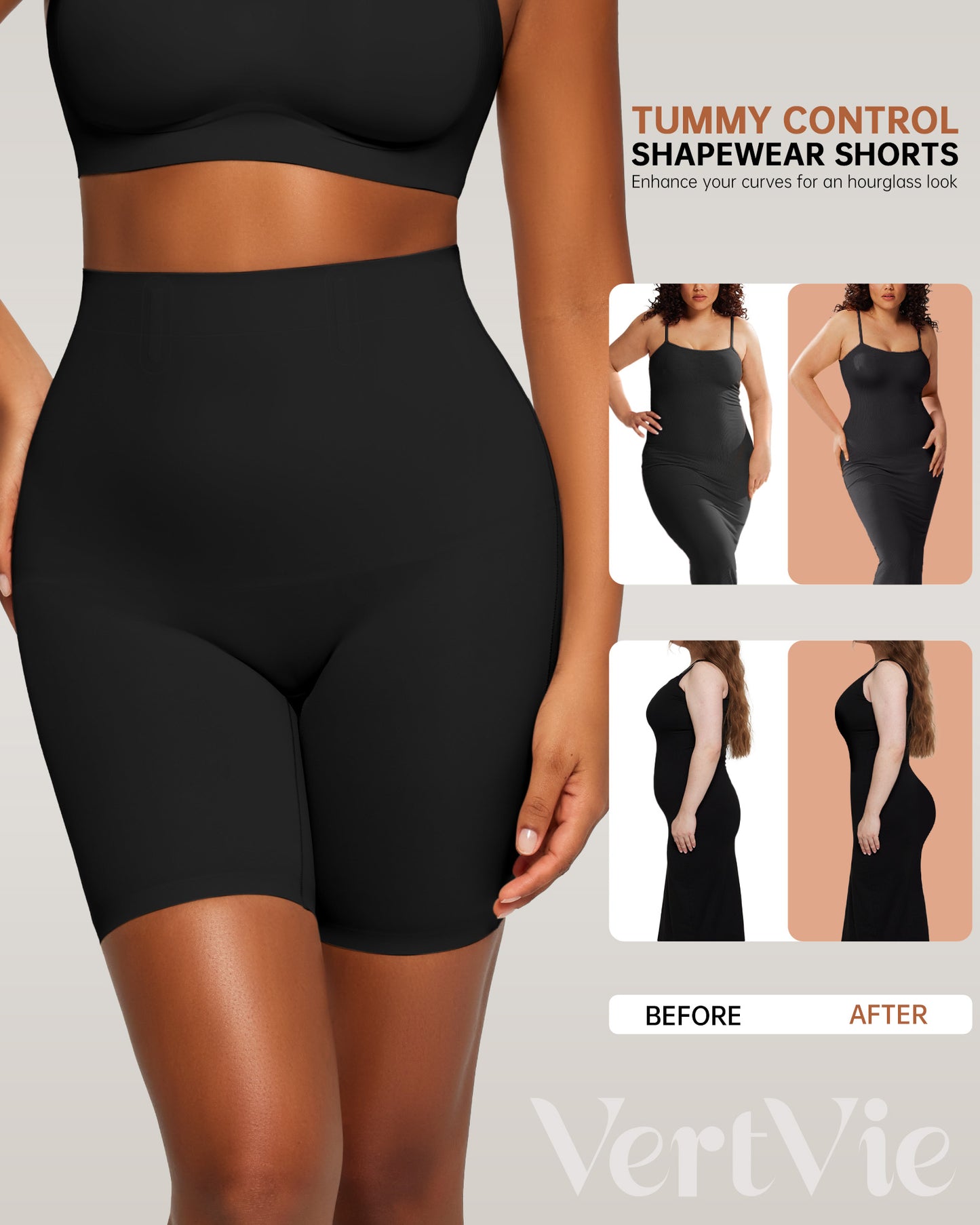 Thigh Slimming Slip Tummy Control Shapewear Shorts