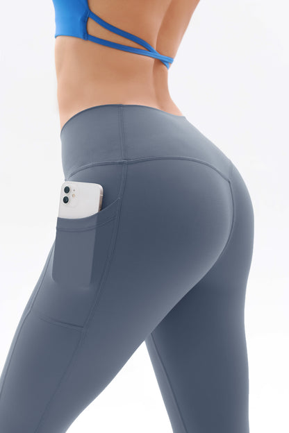 Women Crossover Gym Leggings with Pockets