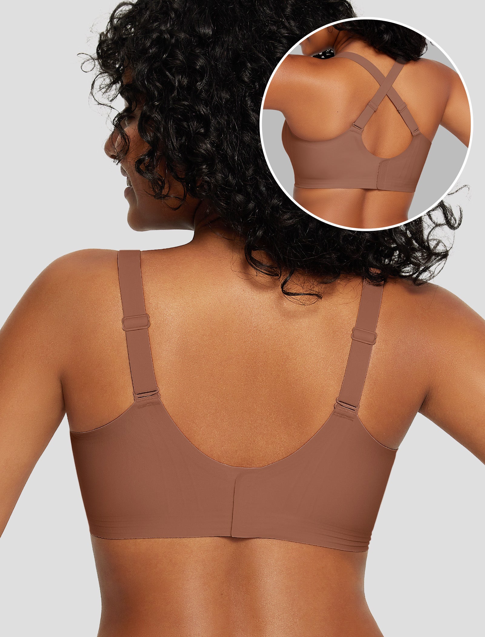 Deep V Wireless Sleep Bra