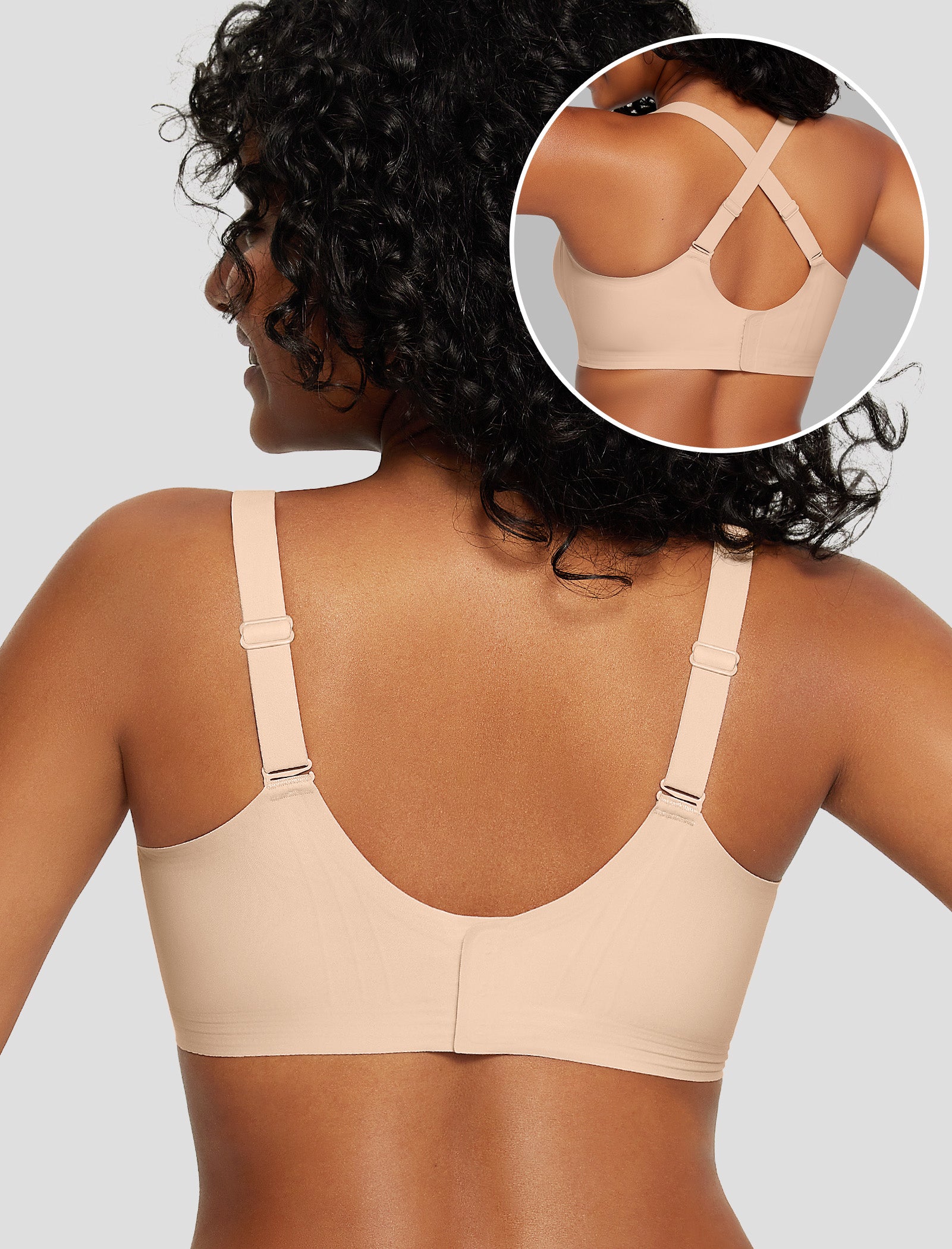 Deep V Wireless Sleep Bra
