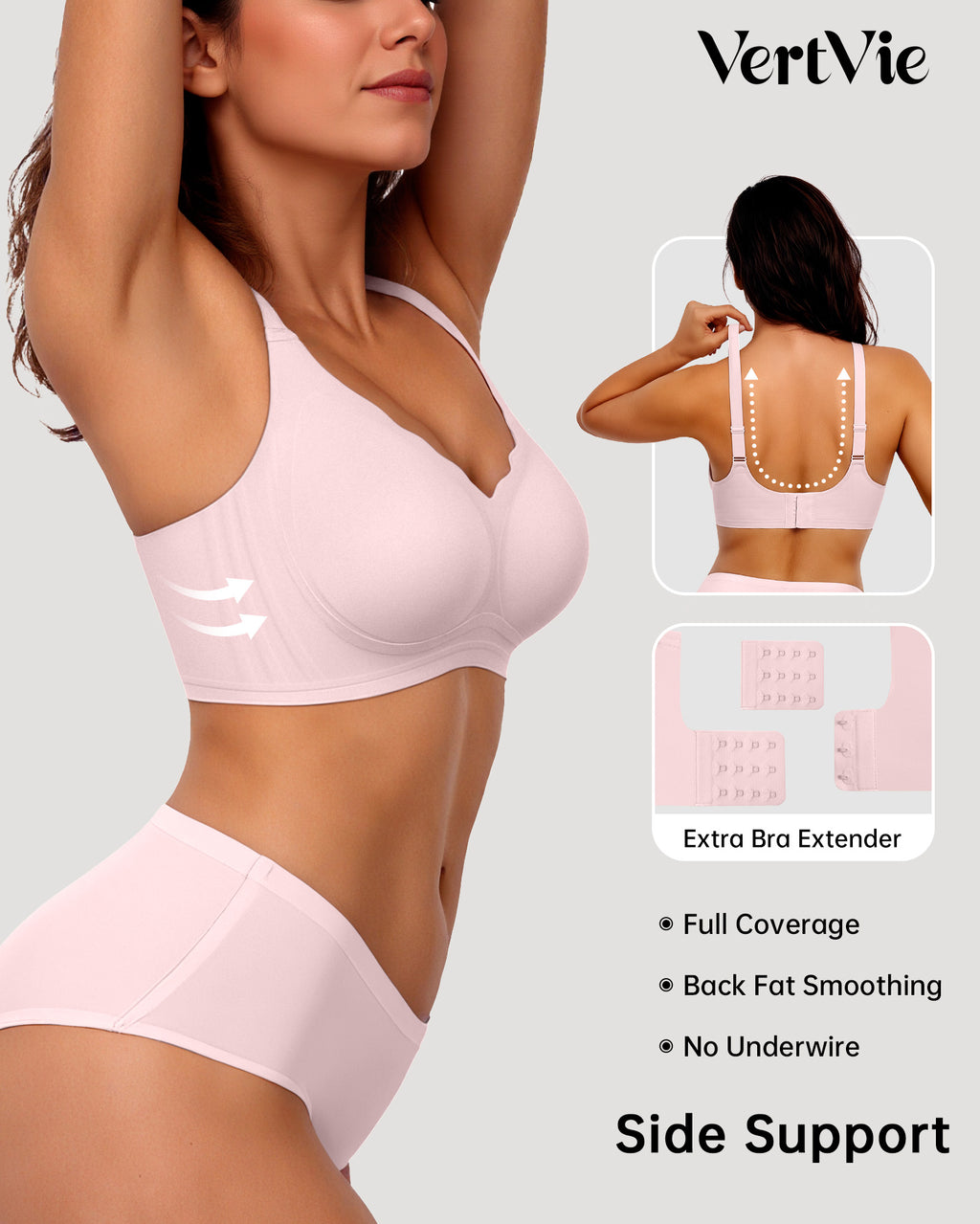 Seamless Wire-Free Scalloped Bras