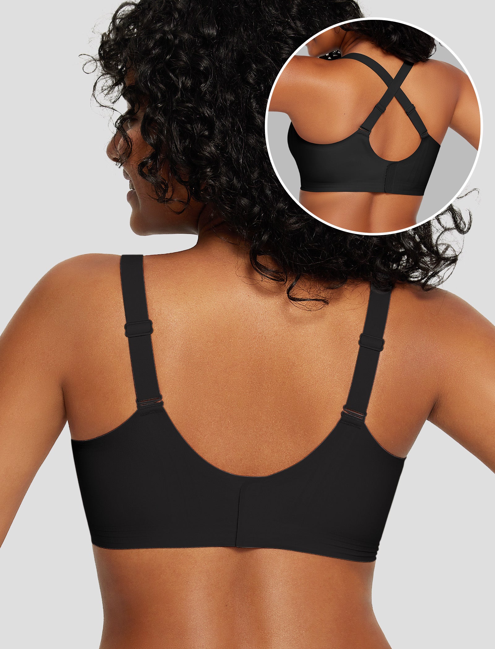 Deep V Wireless Sleep Bra