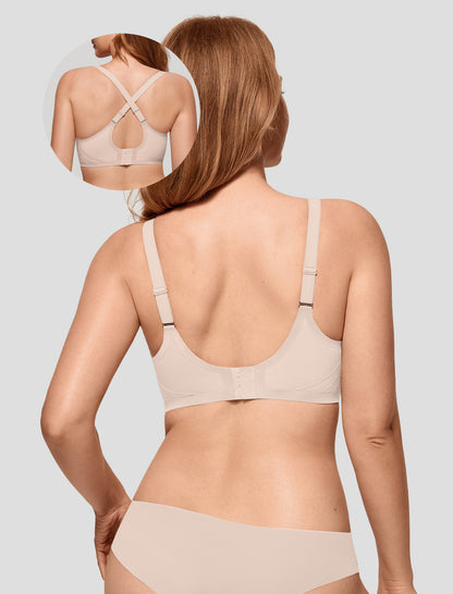 Full Coverage Racerback Supportive Bra