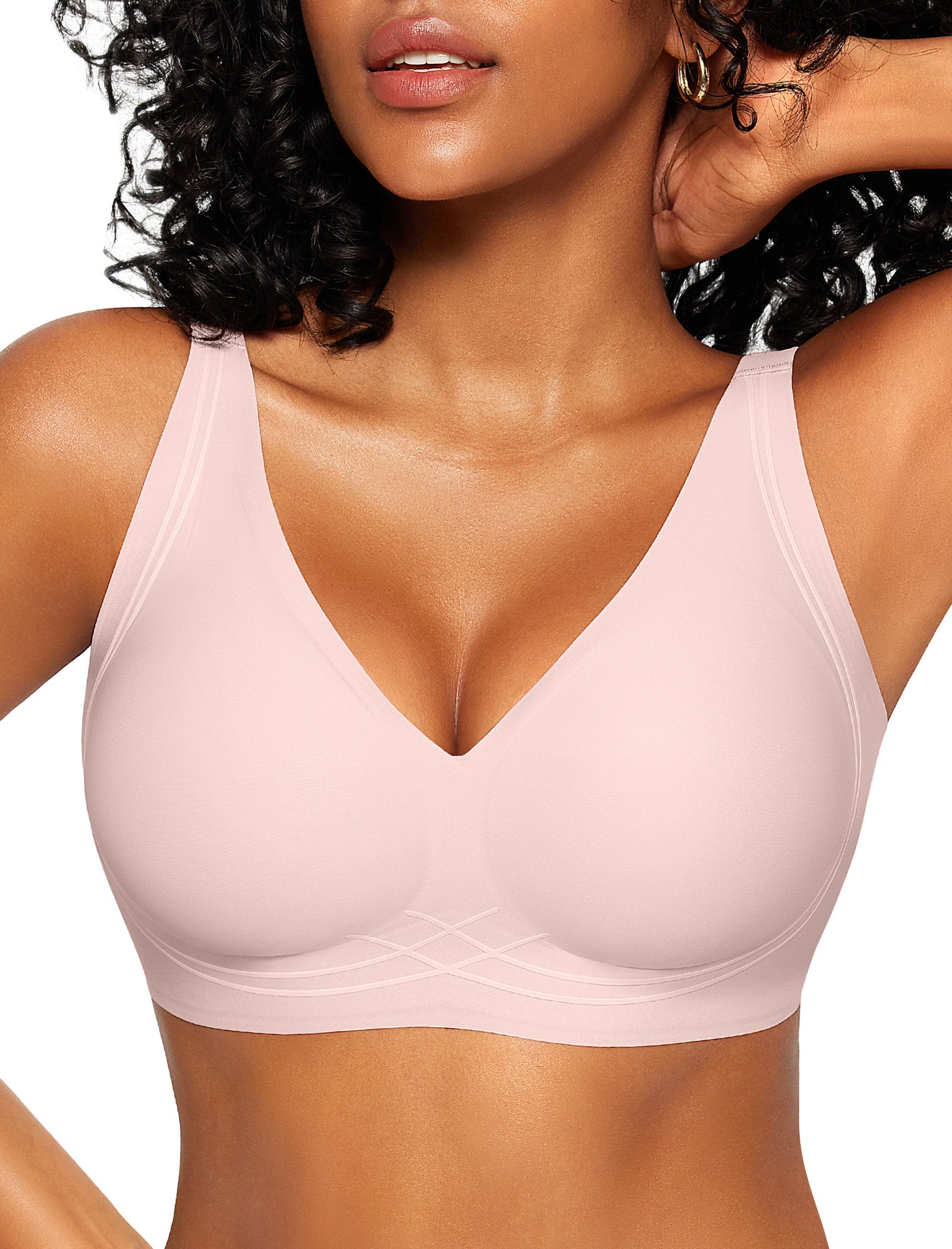 Deep V Wireless Sleep Bra