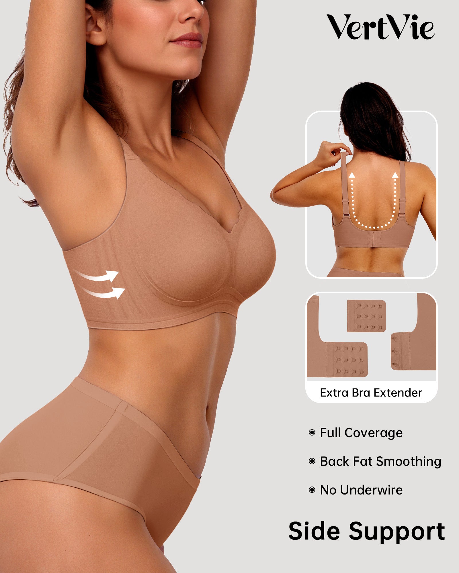 Seamless Wire-Free Scalloped Bras