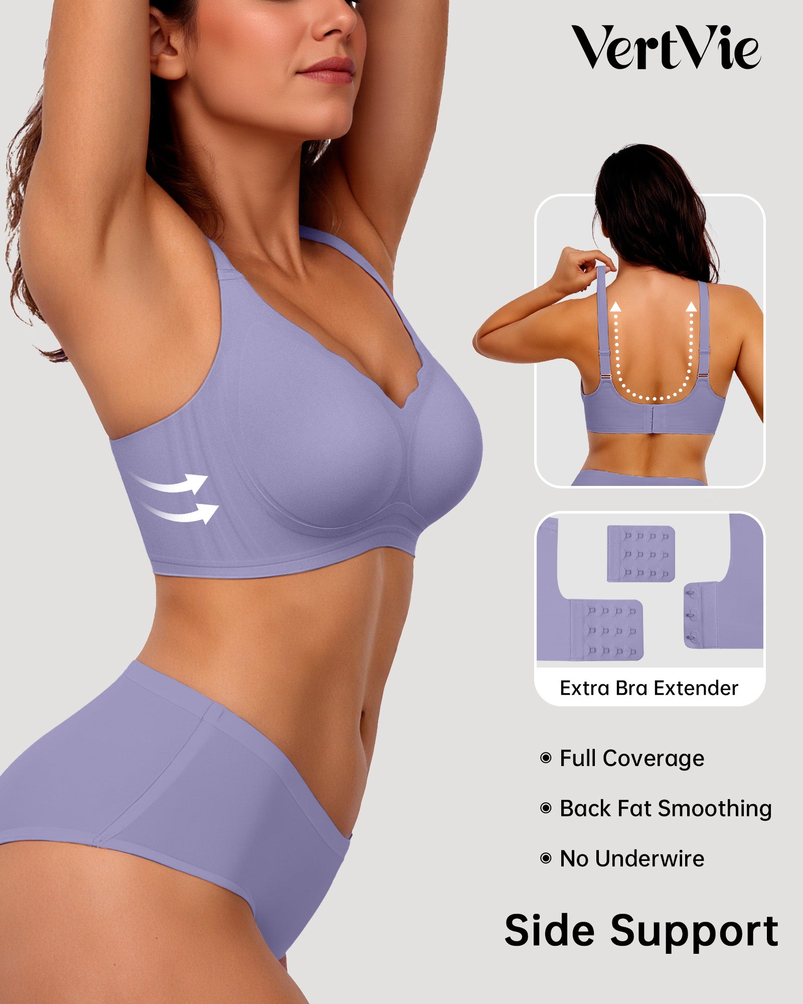 Seamless Wire-Free Scalloped Bras