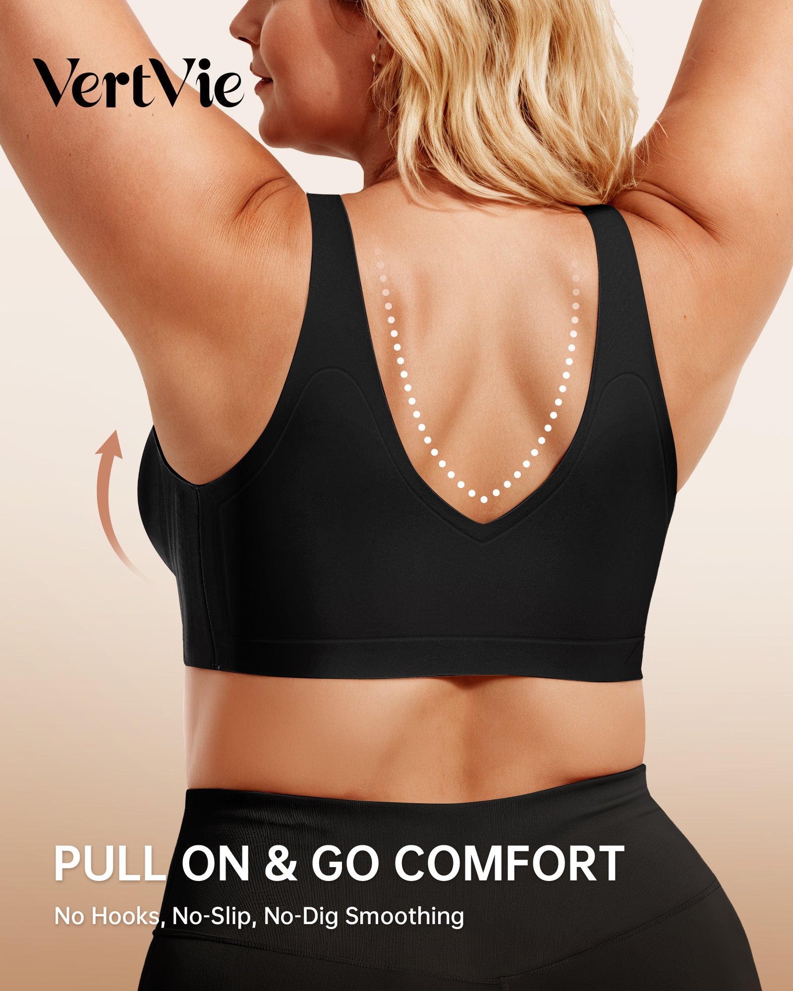 EMILY Seamless Active Tank Bra, Wireless Comfort for Everyday Movement