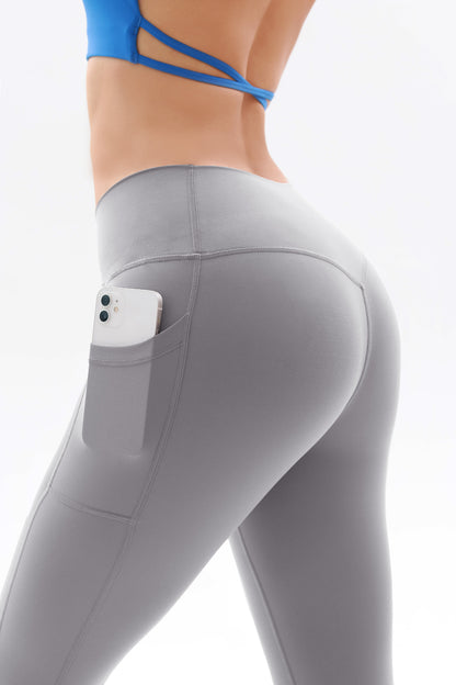 Women Crossover Gym Leggings with Pockets