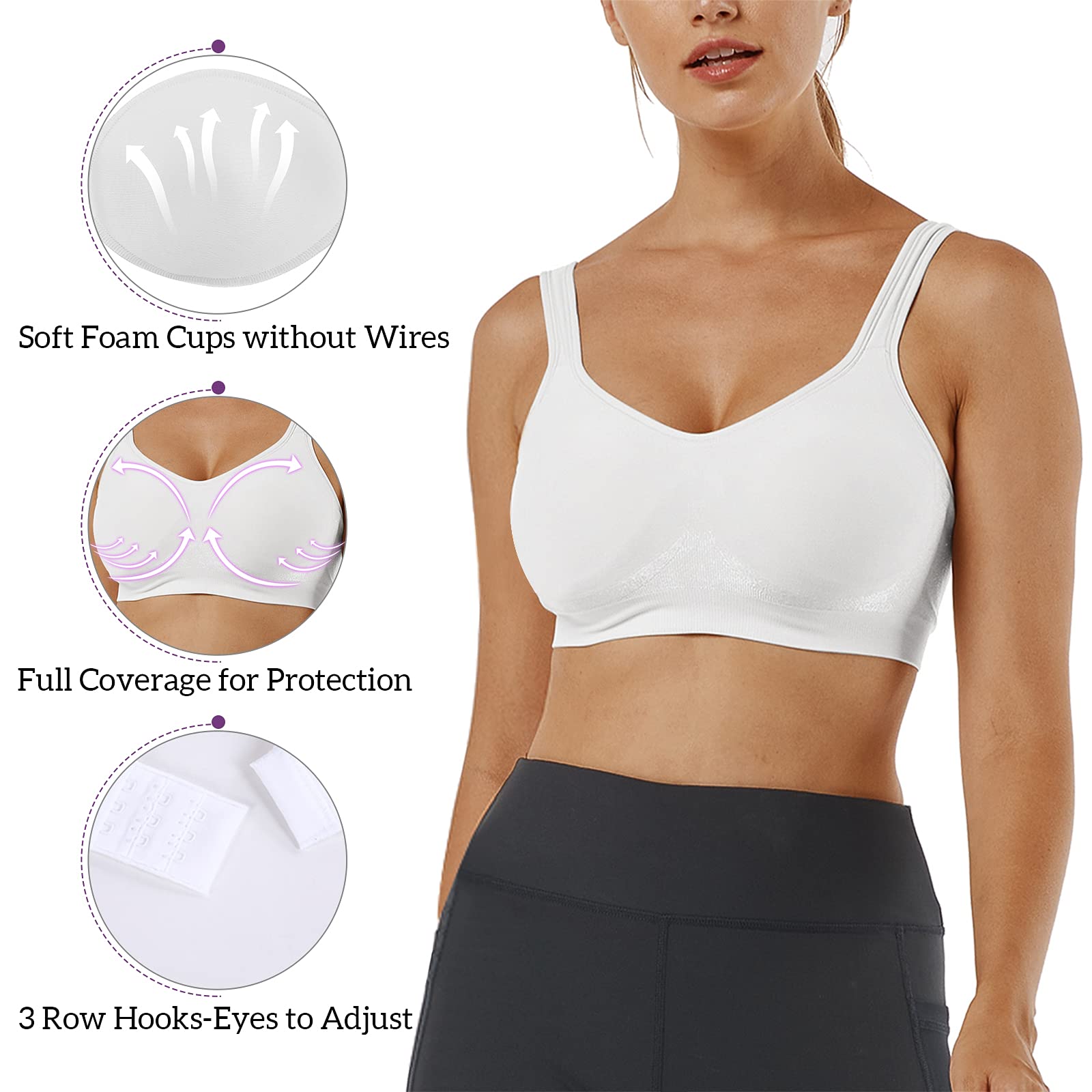 Wireless Full Corverage Seamless Bra - Bundle