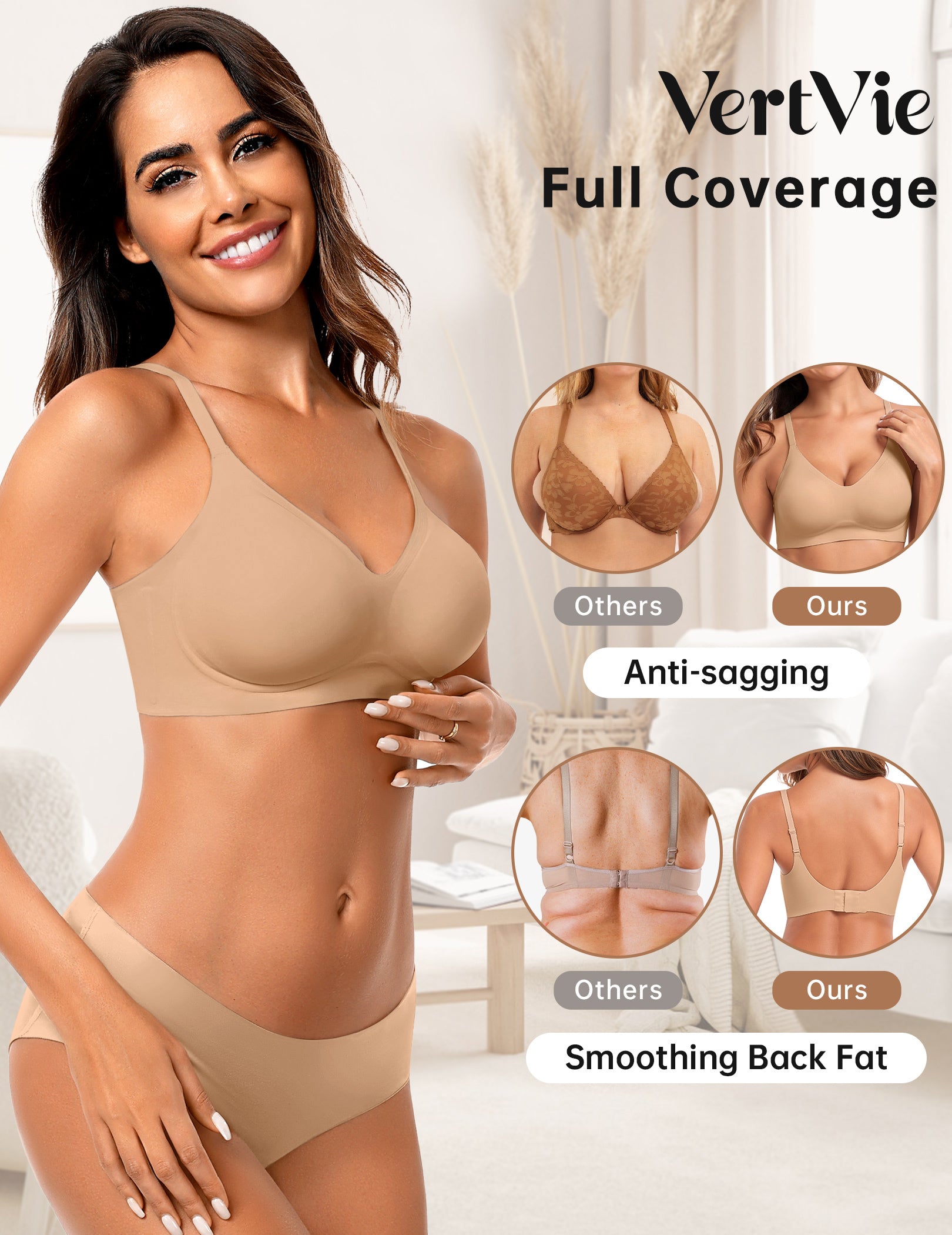 Seamless Wire-Free Comfort Bra