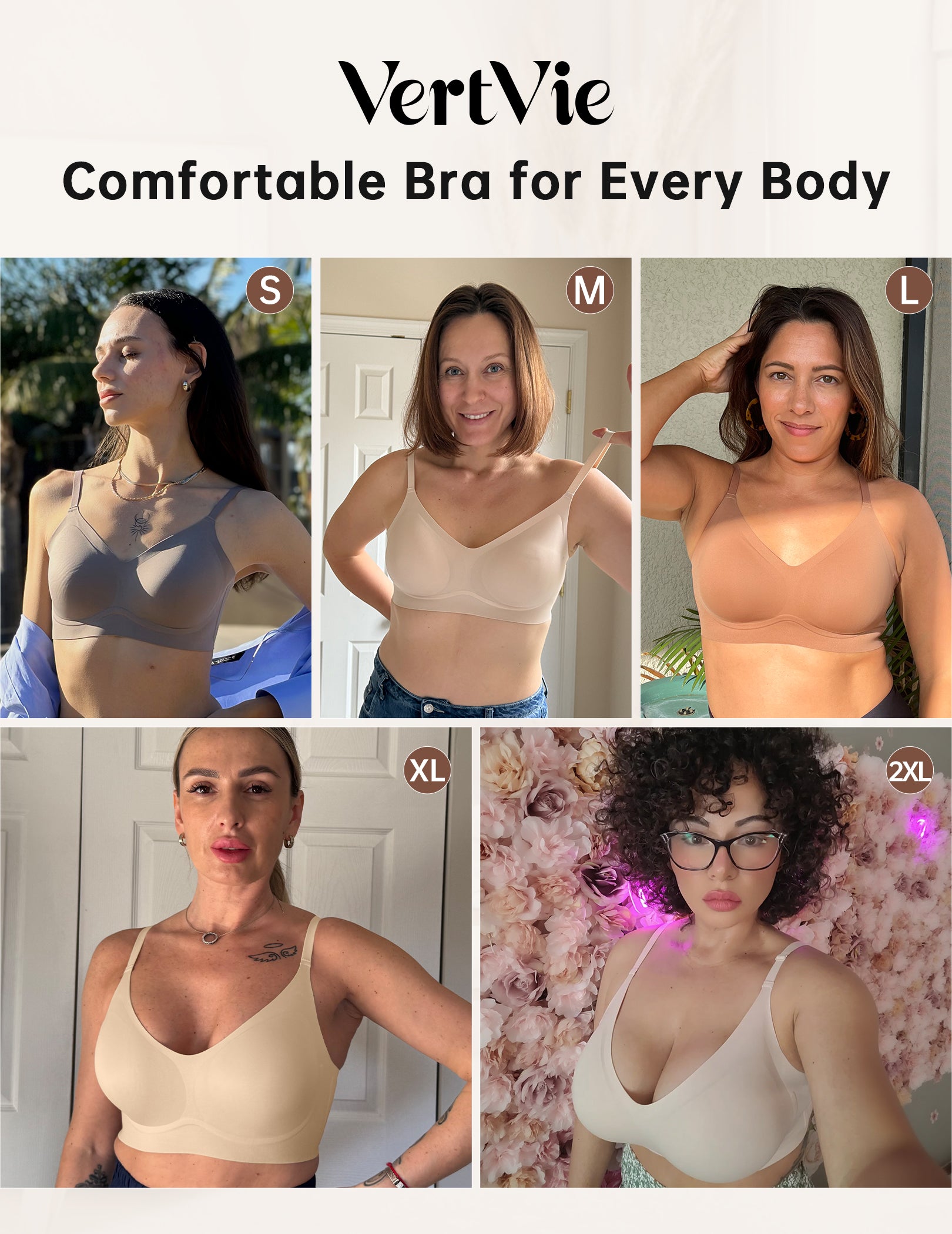 Seamless Wire-Free Comfort Bra