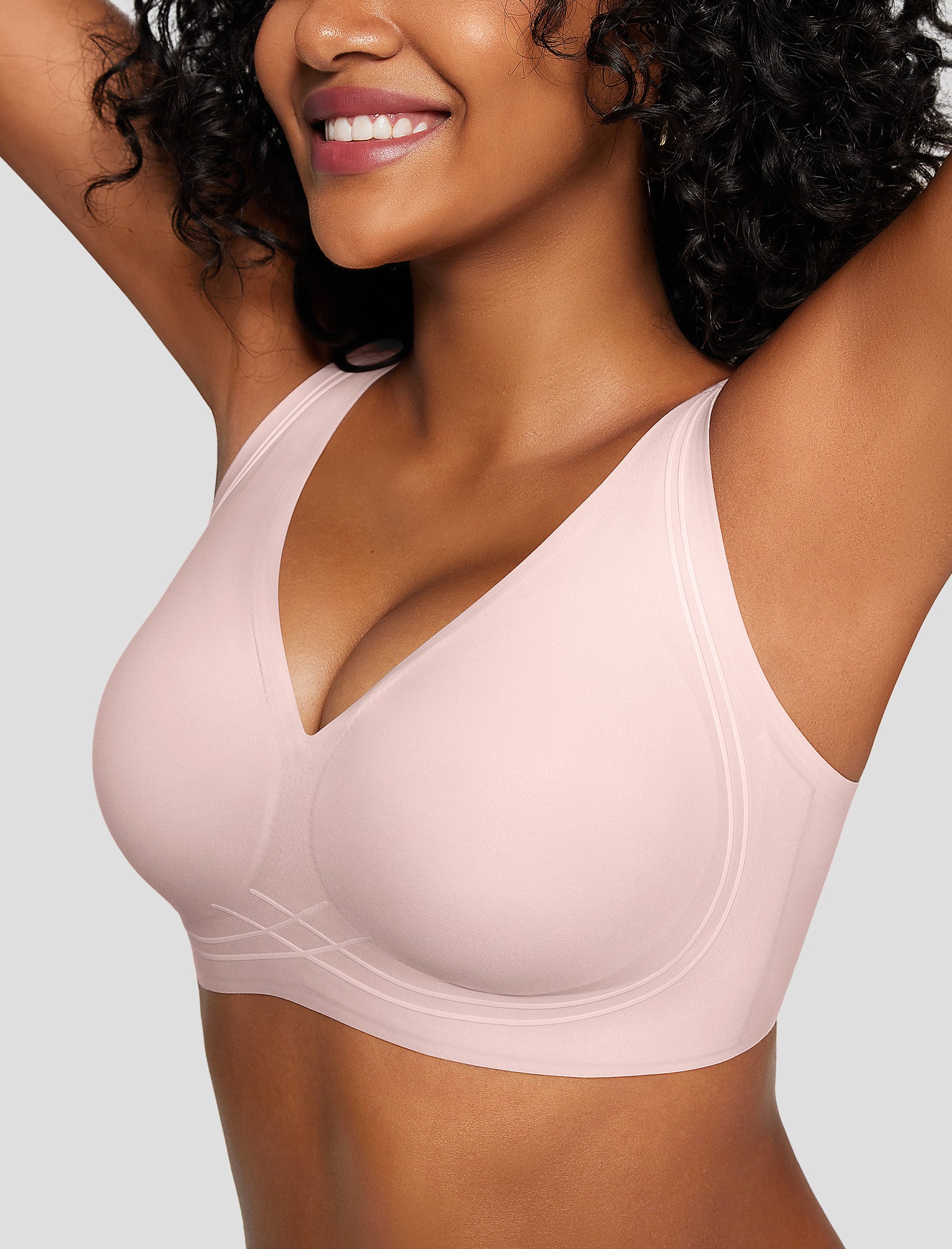 Deep V Wireless Sleep Bra