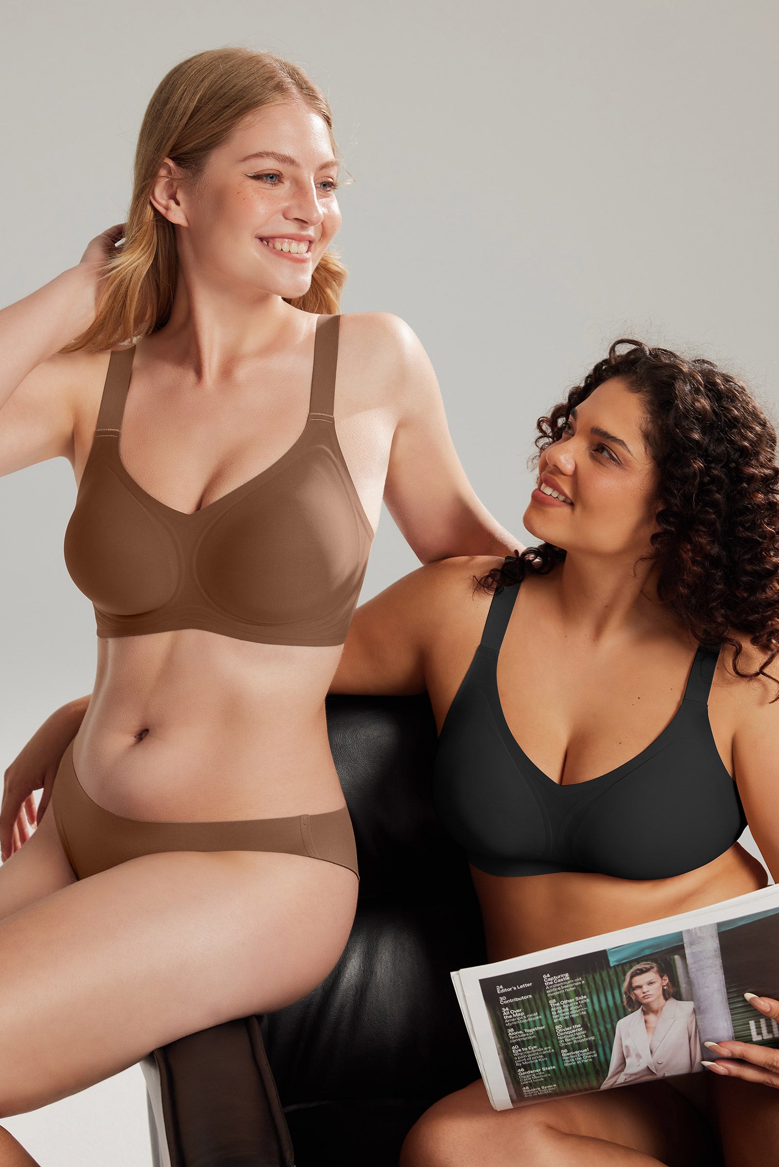 V Neck Sleep T-Shirt Everyday Bra