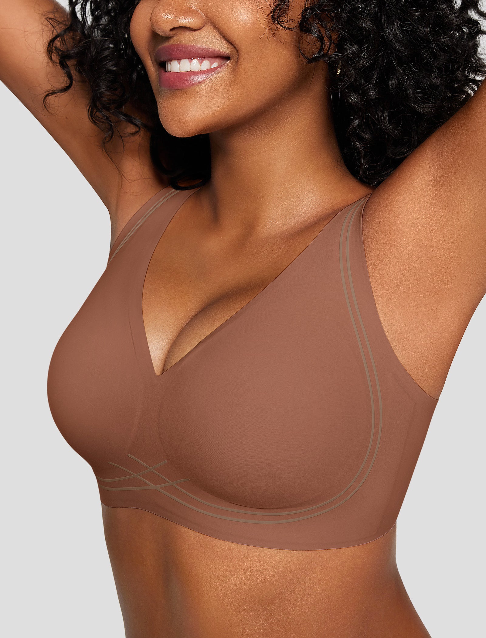 Deep V Wireless Sleep Bra