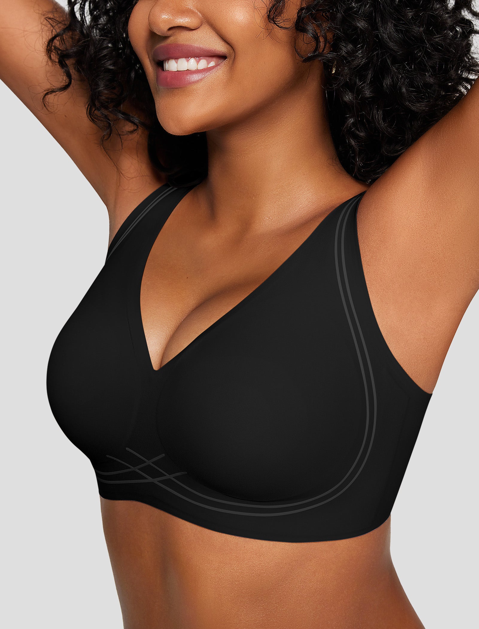 Deep V Wireless Sleep Bra