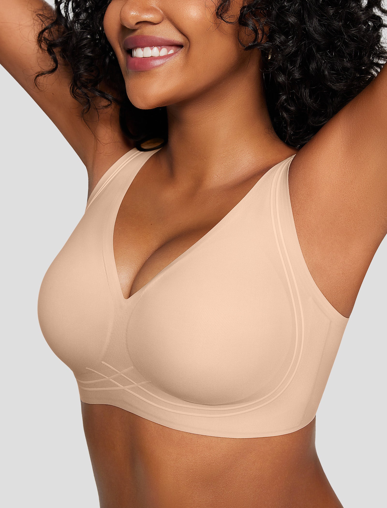 Deep V Wireless Sleep Bra