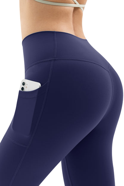 Women Crossover Gym Leggings with Pockets