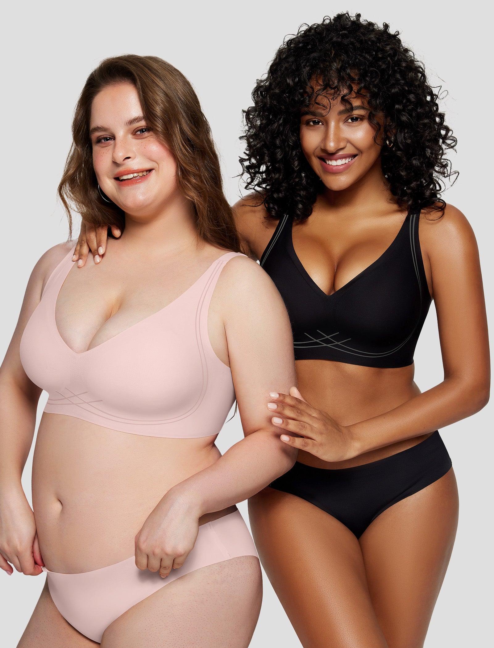 Deep V Wireless Sleep Bra