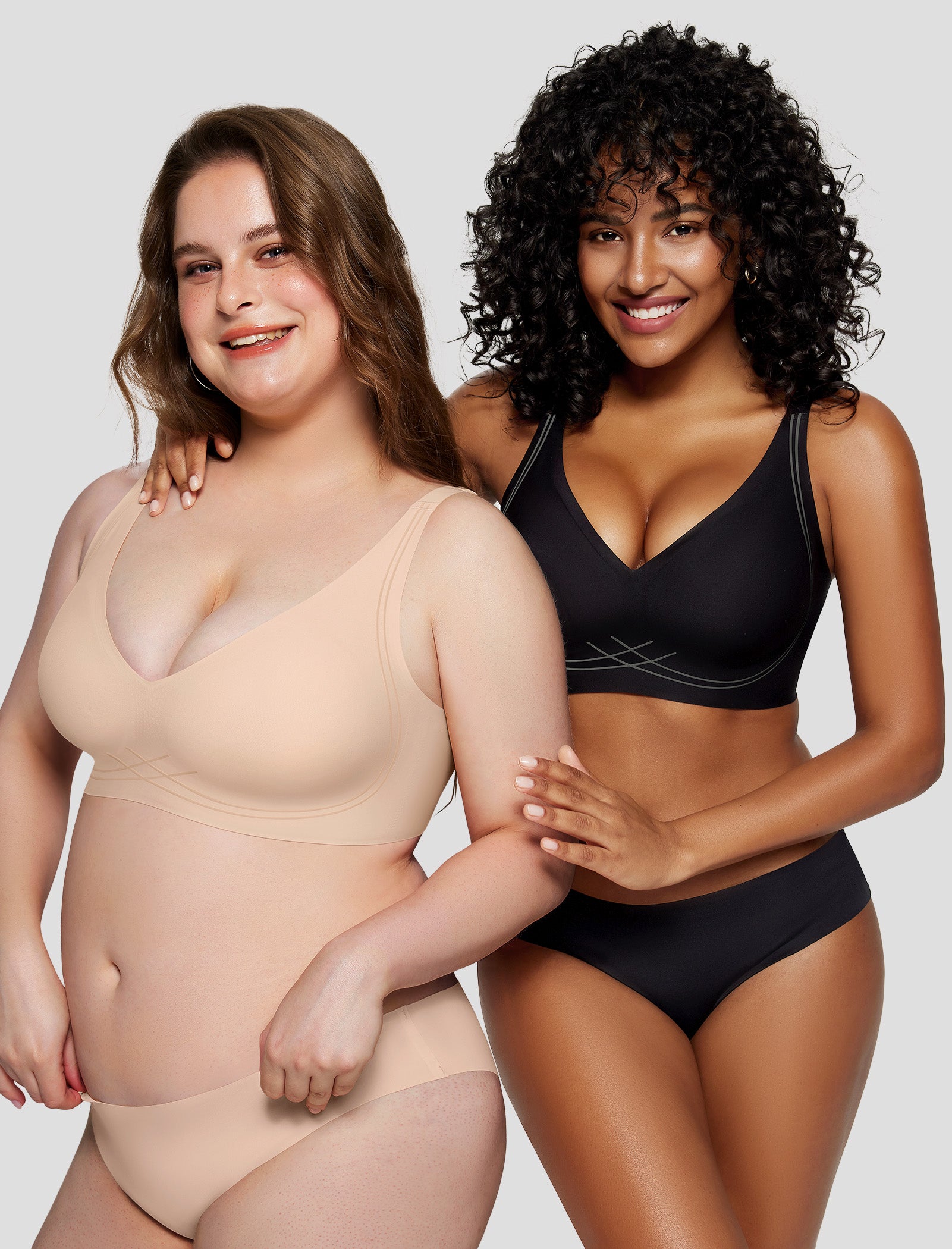 Deep V Wireless Sleep Bra