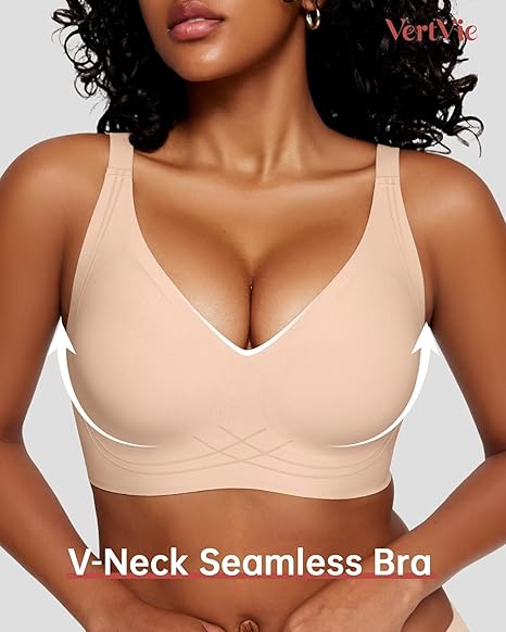 Deep V Wireless Sleep Bra